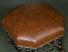 Regency Style Hexagonal Stool