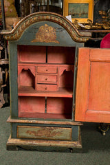 European Painted Cabinet
