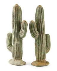 Pair of Garden & Interior Cactus Sculptures