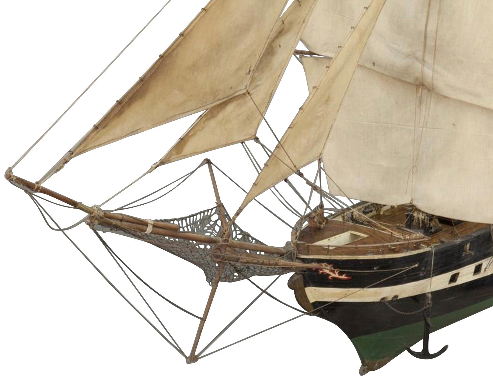 Large Model of Antique Sail Boat