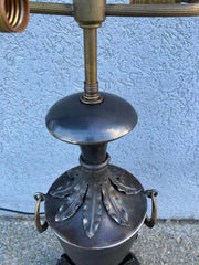 19th Century French Neoclassical Style Urn Form Steel Lamp