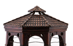 A 19th Century Italian Walnut Model of Eastern Building