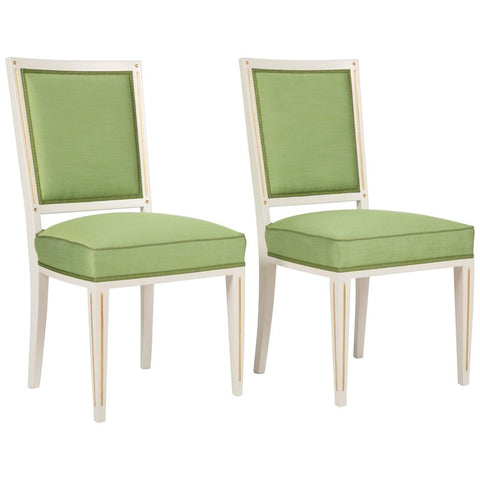 A Set of Two Dining Chairs From Bellevue Palace / Berlin by Carl-Heinz Schwennicke