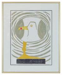 "Gull" Woodblock Print by Arthur William Higgins