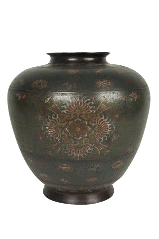 A Large Chinese Cloisonne Bronze Vase