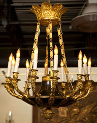 D'Ore Bronze Empire Chandelier