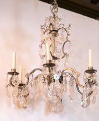 Rock Crystal Chandelier by Bagues