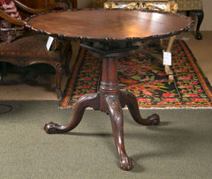 Chippendale Pie Crust Tilt Top Table