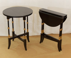 Regency-Style Folding Occasional Tables from the Fontainebleau Hotel,  Priced Individually