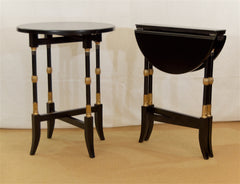 Regency-Style Folding Occasional Tables from the Fontainebleau Hotel,  Priced Individually