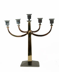 A Pair of Arts and Crafts Bradley and Hubbard Candelabra
