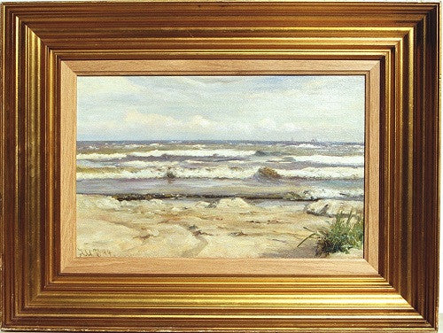 Johan Ulrik BREDSDORFF (Danish, 1845-1928) "Seascape" 1894