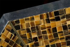Bone & Tortoise Shell Octagonal Mirrors by Anthony Redmile