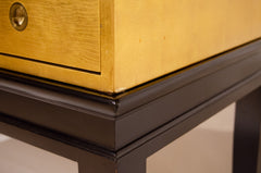 Gilt & Lacquered Chinoiserie-Inspired Chest of Drawers by Kittinger Furniture