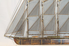 Mixed Metal Clipper Ship Wall Hanging by Curtis Jere