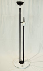 Italian Marble & Black Enameled Valet Stand