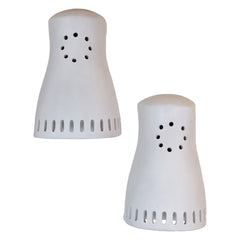 Substantial Ceramic Outdoor Sconces by Frank Willett
