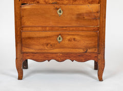 A Seven Drawer French Provincial Cherrywood Linen Chest