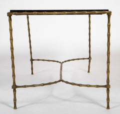 Exceptional 19th Century Japanese Lacquered Top Upon Bagues Brass Table Base