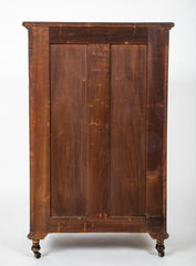 English Faux Bamboo Five Drawer Wellington Chest