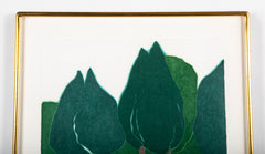 "Symphony of Trees" Woodcut in Color by Richard Kemble