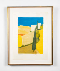 "Landscape of the South" Lithograph by Bernard Cathelin