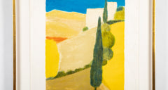 "Landscape of the South" Lithograph by Bernard Cathelin