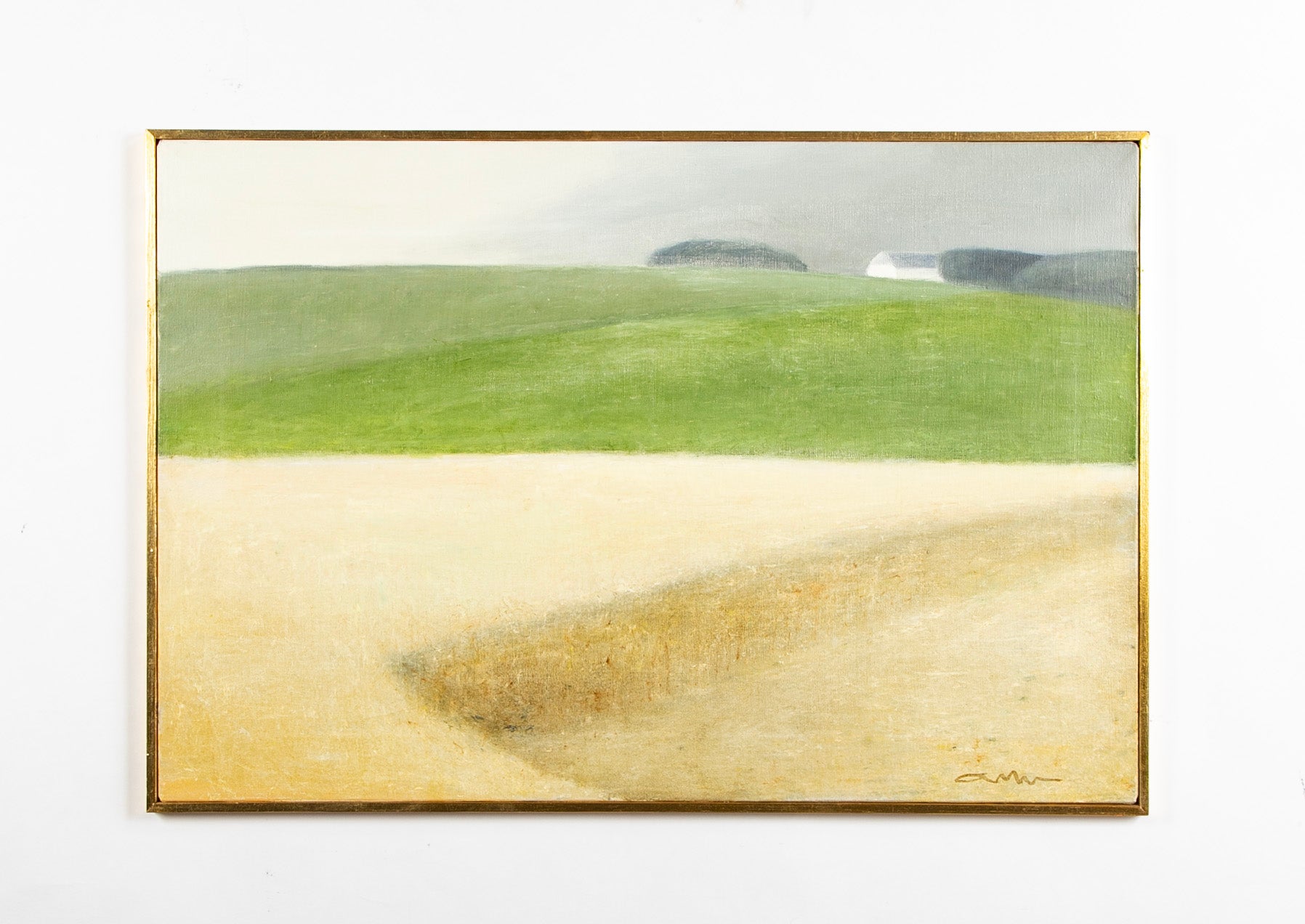 "Host, Djursland"  (Harvest ) Oil on Canvas by Albert Bertelsen