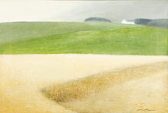 "Host, Djursland"  (Harvest ) Oil on Canvas by Albert Bertelsen