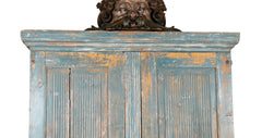 Swedish Carved and Painted Armoire