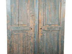 Swedish Carved and Painted Armoire