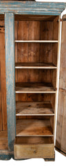 Swedish Carved and Painted Armoire