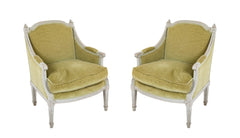 Pair of Louis XVI Bergeres