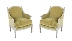 Pair of Louis XVI Bergeres