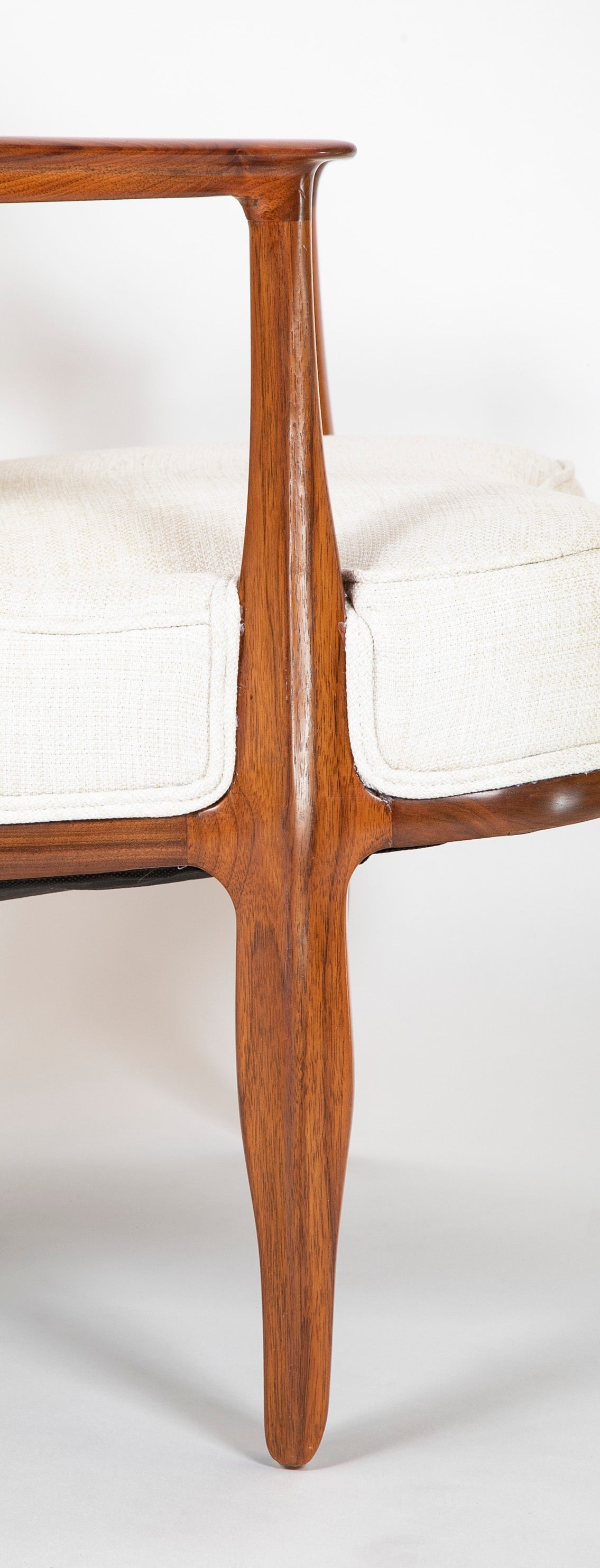 A Pair of Edward Wormley Tufted Armchairs from the Janus Collection