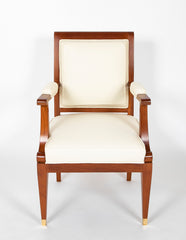 Pair of French Armchairs of Neoclassic Design