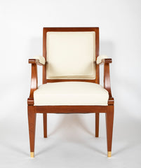 Pair of French Armchairs of Neoclassic Design