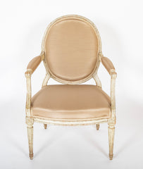 Late 18th Century Set of Four I. B. Lebarge Fauteuils