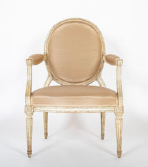 Late 18th Century Set of Four I. B. Lebarge Fauteuils