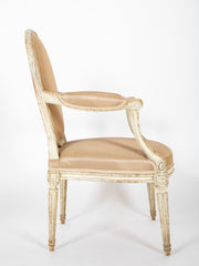 Late 18th Century Set of Four I. B. Lebarge Fauteuils