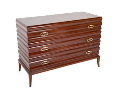 Tommi Parzinger for Parzinger Originals Mahogany Dresser
