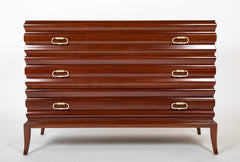 Tommi Parzinger for Parzinger Originals Mahogany Dresser
