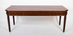 George III Mahogany Console Table with Greek Key Decor