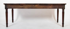 George III Mahogany Console Table with Greek Key Decor