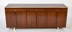 Mahogany & Brass Credenza by Paul McCobb for Calvin Furniture Company
