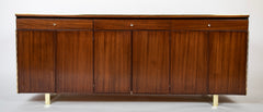 Mahogany & Brass Credenza by Paul McCobb for Calvin Furniture Company