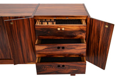 Custom Designed Solid Rosewood Sideboard by Design One Inc.