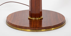 Mahogany Floor Lamp Attributted To Dominique.