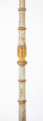 A Pair of 19th Century Parcel Gilt and Painted Neoclassical Style Italian Torcheres