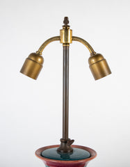 Colorful Vintage French Pottery Vase now a Lamp